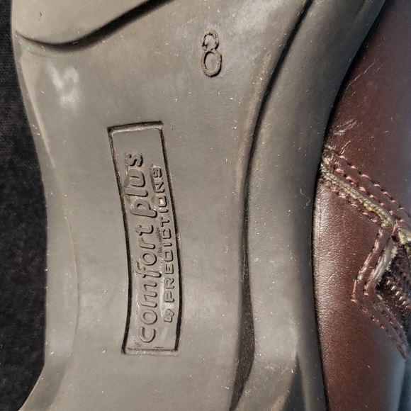 Comfort Plus Brown Ankle Boots - Picture 4 of 6